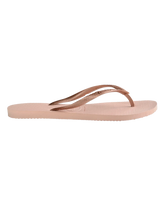 The Havaianas Womens Slim Flip Flops in Ballet Rose