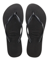 The Havaianas Womens Slim Flip Flops in Black