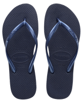 The Havaianas Womens Slim Flip Flops in Navy Blue