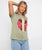 The Born by the Sea Womens Surfboard T-Shirt in Pistachio
