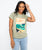 The Born by the Sea Womens Headlands T-Shirt in Pistachio