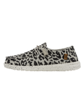 The Hey Dude Shoes Womens Wendy Shoes in Cheetah Grey