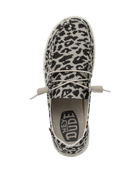 The Hey Dude Shoes Womens Wendy Shoes in Cheetah Grey