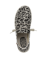 The Hey Dude Shoes Womens Wendy Shoes in Cheetah Grey