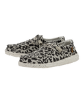 The Hey Dude Shoes Womens Wendy Shoes in Cheetah Grey