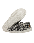 The Hey Dude Shoes Womens Wendy Shoes in Cheetah Grey