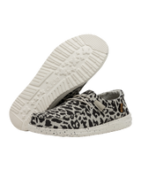 The Hey Dude Shoes Womens Wendy Shoes in Cheetah Grey