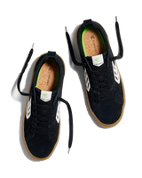 The Cariuma Mens Catiba Pro Shoes in All Black Gum & Ivory