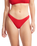 The Seafolly Womens Sea Dive High Cut Bikini Bottoms in Chilli Red