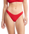 The Seafolly Womens Sea Dive High Cut Bikini Bottoms in Chilli Red