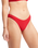 The Seafolly Womens Sea Dive High Cut Bikini Bottoms in Chilli Red