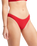 The Seafolly Womens Sea Dive High Cut Bikini Bottoms in Chilli Red