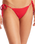 The Seafolly Womens Sea Dive High Cut Bikini Bottoms in Chilli Red