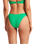 The Seafolly Womens Sea Dive High Cut Bikini Bottoms in Jade