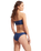 The Seafolly Womens Sea Dive High Cut Bikini Bottoms in Ultramarine