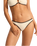 The Seafolly Womens Beach Bound Hipster Bikini Bottoms in Ecru