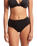 The Seafolly Womens Collective Gathered Front Retro Bikini Bottoms in Black