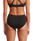 The Seafolly Womens Collective Gathered Front Retro Bikini Bottoms in Black