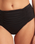 The Seafolly Womens Collective Gathered Front Retro Bikini Bottoms in Black