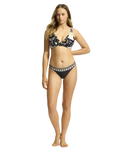 The Seafolly Womens Kasbah Reversible Hipster Bikini Bottoms in Black