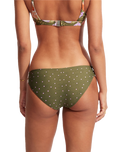 The Seafolly Womens Paradise Garden Reversible Bikini Bottoms in Avocado