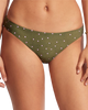 The Seafolly Womens Paradise Garden Reversible Bikini Bottoms in Avocado