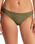 The Seafolly Womens Paradise Garden Reversible Bikini Bottoms in Avocado