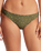 The Seafolly Womens Paradise Garden Reversible Bikini Bottoms in Avocado