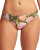 The Seafolly Womens Paradise Garden Reversible Bikini Bottoms in Avocado