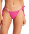 The Seafolly Womens Sea Dive Tie Side Rio Bikini Bottoms in Fuchsia Rose