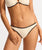 Beach Bound Ring Side Hipster Bikini Bottoms in Ecru