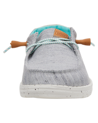 The Hey Dude Shoes Womens Wendy Heathered Slub Tropical Shoes in Grey