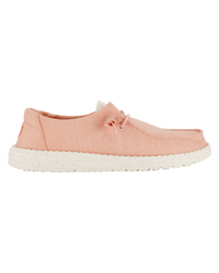 The Hey Dude Shoes Womens Wendy Canvas Shoes in Pink