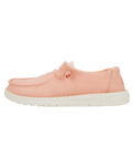 The Hey Dude Shoes Womens Wendy Canvas Shoes in Pink