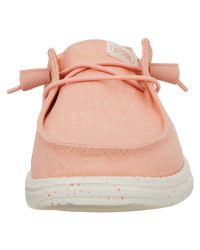 The Hey Dude Shoes Womens Wendy Canvas Shoes in Pink