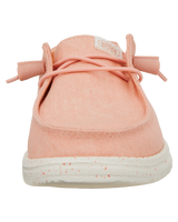 The Hey Dude Shoes Womens Wendy Canvas Shoes in Pink