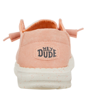 The Hey Dude Shoes Womens Wendy Canvas Shoes in Pink