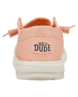 The Hey Dude Shoes Womens Wendy Canvas Shoes in Pink