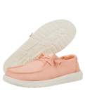 The Hey Dude Shoes Womens Wendy Canvas Shoes in Pink