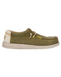 The Hey Dude Shoes Mens Wally Coastline Jute Shoes in Olive