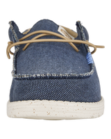 The Hey Dude Shoes Mens Wally Coastline Jute Shoes in Navy
