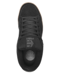 The Etnies Mens Kingpin Shoes in Black & Dark Grey