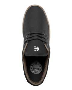 The Etnies Mens Jameson 2 Eco Shoes in Black, Charcoal & Gum