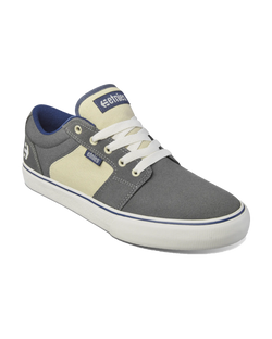 The Etnies Mens Barge Shoes in Grey & Navy