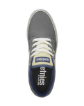 The Etnies Mens Barge Shoes in Grey & Navy