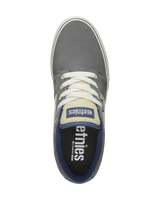 The Etnies Mens Barge Shoes in Grey & Navy