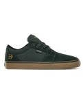 The Etnies Mens Barge LS Shoes in Green & Gum