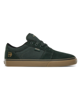 The Etnies Mens Barge LS Shoes in Green & Gum