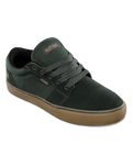 The Etnies Mens Barge LS Shoes in Green & Gum