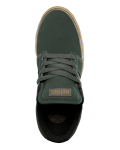 The Etnies Mens Barge LS Shoes in Green & Gum